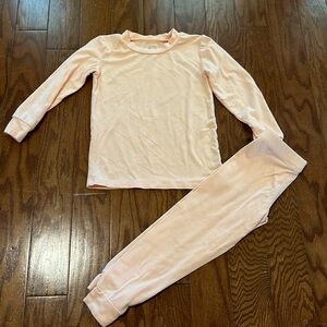 Lark bamboo pajamas. EUC. Size 3T. Peach color